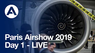 Paris Airshow 2019: Day 1 - LIVE