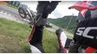 SXV 550 onboard & crash