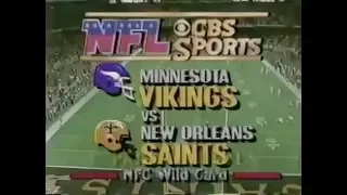 1987 NFC Wild Card - Vikings vs. Saints