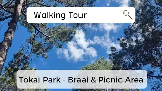 Walking Tour: Tokai Park Braai & Picnic Area (Tokai Forest), Cpt (6min ASMR Ambient outdoor sounds)