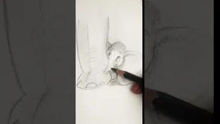 cute elephant drawing 😍 💕 ||very easy step by step 💯 #shorts #viral #cute