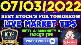 Best Intraday Stocks for seventh March | Intraday Stocks for Tomorrow | Intraday Stocks