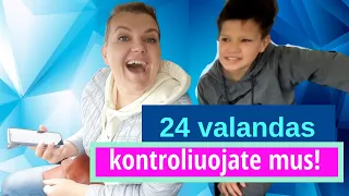 CHALLENGE 24 val Instagram sekėjai KONTROLIUOJA MŪSŲ DIENĄ. Kačių kavinė, netvarkingas butas