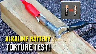 Leak Testing Duracell & Energizer Alkaline Battery Seals! EXPERIMENT