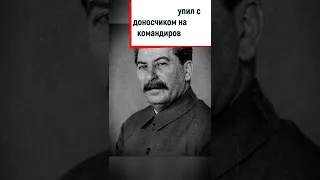 Как Сталин поступил с любителем доносить на командиров