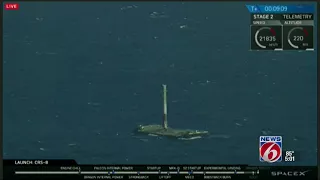 SpaceX Rocket Lands on Barge