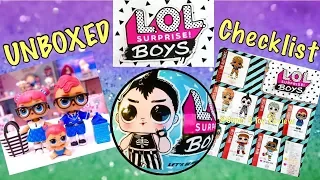 LOL Surprise BOY SERIES Full Collection Checklist Reveal - Brothers & Sisters | L.O.L BOY Unboxed