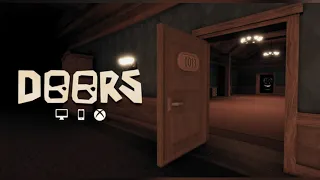 Пытаюсь пройти DOORS без шкафов и кроватей! • Roblox