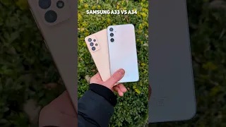 Samsung A34 vs Samsung A33 camera test comparison #shorts