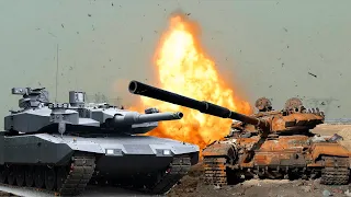T-72 будут гореть: Российские танкисты в панике от Leopard-2 кустарно повышают броню своих танков