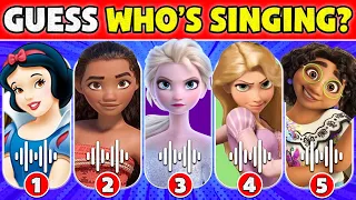Guess Who's SINGING By The Best 100 DISNEY SONGS Compilation | Disney Princess Songs Trivia |NT Quiz