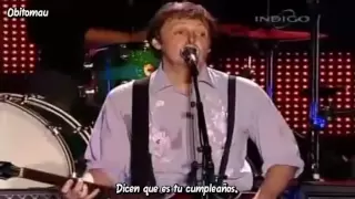 Birthday - Paul McCartney Live from Quebec City en Español