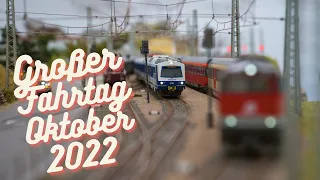 H0 Modelleisenbahn - Großer Fahrtag Oktober 2022