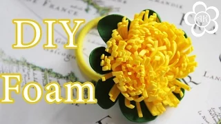 Одуванчик из фома Мастер Класс / Фоамиран / Foam Dandelion DIY