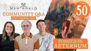 New World: Forged in Aeternum - Community Q&A (September 2023)
