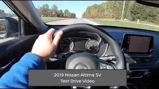 2019 Nissan Altima SV Test Drive Review