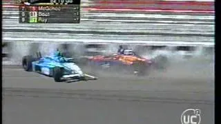 Choque entre Sarah Fisher y Eliseo Salazar - IRL Las Vegas 2000