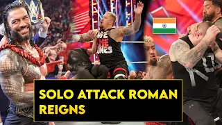 WWE Solo Sikoa Betrays Roman Reigns & Attacks Him! Solo Sikoa Angry On Bloodline!