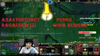 Hook burger ;)  Pudge. AZA BUGAUSER. Hook Bugs. A3A4TOSTOBOY dota.