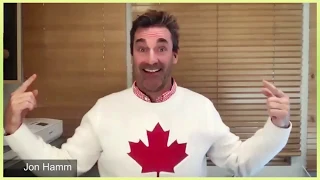 Jon Hamm Thanks Canadians