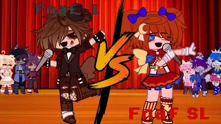 Fnaf 1 vs SL | singing battle | #fnaf | brainrotz