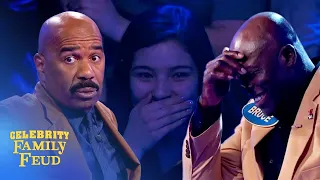 OMG! Greatest Feud moment ever? | Celebrity Family Feud