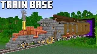 An Entire Base on a Create Mod Train?