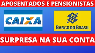 🔴 ATENÇÃO APOSENTADOS INSS! - SURPRESA DO GOVERNO NA SUA CONTA - CAIXA ESTÁ PAGANDO VALOR ESQUECIDO