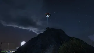Alien UFO on Mount Chilliad GTA 5