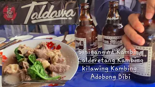 Sinigang na Kambing, Calderetang Kambing, Adobong Bibi Atbp. | Taldawa Kambingan Grill | Must Try 😁👍