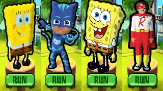 Tag with Ryan PJ Masks Catboy vs Spongebob: Sponge on the Run - All Characters Unlocked All Costumes