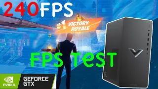 HP Victus Gaming PC Fortnite Fps Test Performance Mode (240 Fps Cap)