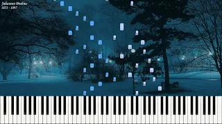 Johannes Brahms - Intermezzo Op 117 No 2 in B-flat Minor | Piano Synthesia | Library of Music