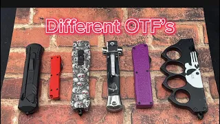 So many OTF’s Knives!