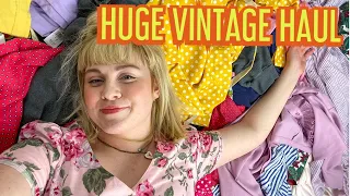 Huge Vintage Goodwill Haul 2020 + Try On | Vintage Dresses, Vintage Skirts, Vintage Blouses etc