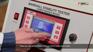 Marshall Stability Test Machine