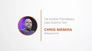 PromCon 2017: Lightning Talk - Yet Another Prometheus Data Science Tool - Chris Niemira