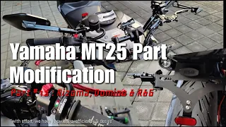 Yamaha MT25 Part Modification #13 : Stang Rizoma, Domino KRR 03, R&G Tail Tidy