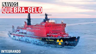 Como os poderosos navios quebra-gelo funcionam?