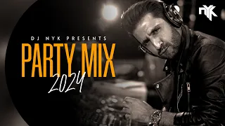 DJ NYK - New Year 2024 Party Mix | Yearmix | Non Stop Bollywood, Punjabi, English Remix Songs