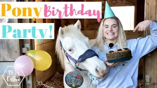 Chaotic 21st Birthday Party for my Pony + Baking him a Cake AD | This Esme