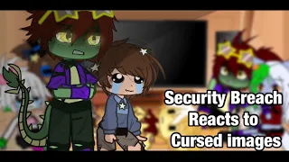 Security Breach reacts to cursed images || fnaf ||