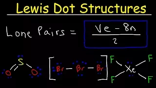 Lewis Dot Structures - How To Calculate The Number of Lone Pairs Using a Formula