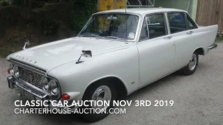 What is in the Classic Car Auction on 3rd November 2019