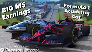 Formula 1 Academy car Endurance Race 🤑 BIG currency