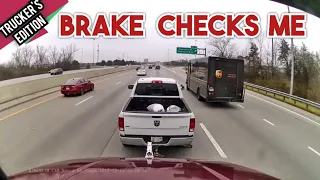 Truckers Edition Nó 62-Road Rage ,Bad Drivers, Brake Checks, Dashcam caught | Instantkarma