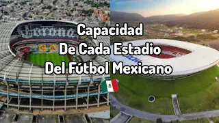 La Capacidad Dé Cada Estadio Del Fútbol Mexicano (Liga MX)