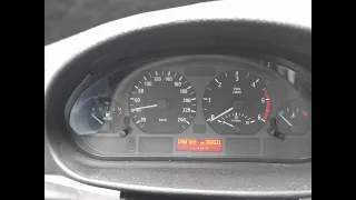 BMW e46 -  speedometer problem