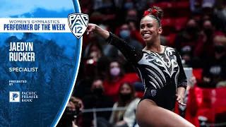 Utah gymnastics' Jaedyn Rucker wins Pac-12 Specialist of the Week after near perfect vault