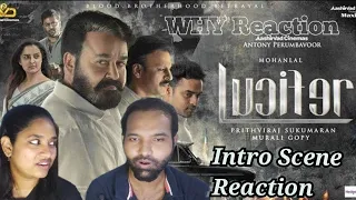 Lucifer Intro Scene Reaction | Mohanlal | Prithviraj | Murali Gopy | Tamil Couple Reaction